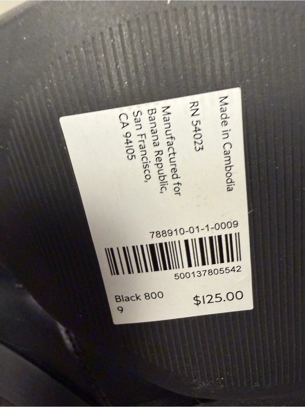 Banana Republic Black Vegan Leather Square-Toe Ankle Booties Size 9 - Picture 10 of 16